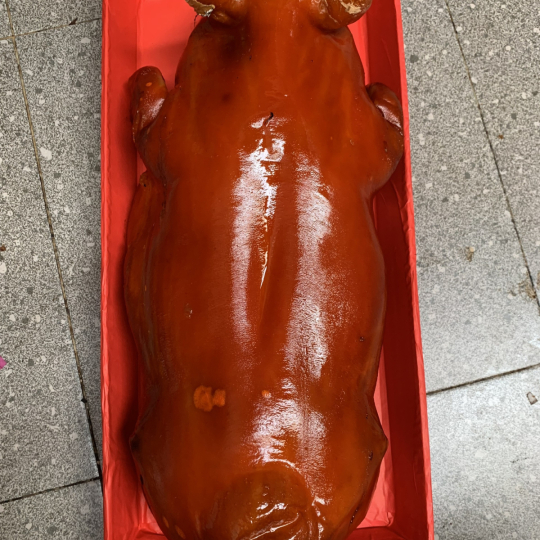 Heo rừng quay siêu giòn